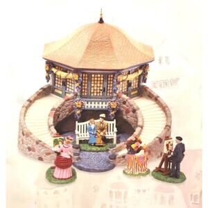 Dept 56 PARKSIDE PAVILLION Seasons BAY 9 Pc Gift Set 53412 Original Box VTG 1999